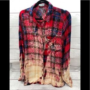 Hand bleached flannel